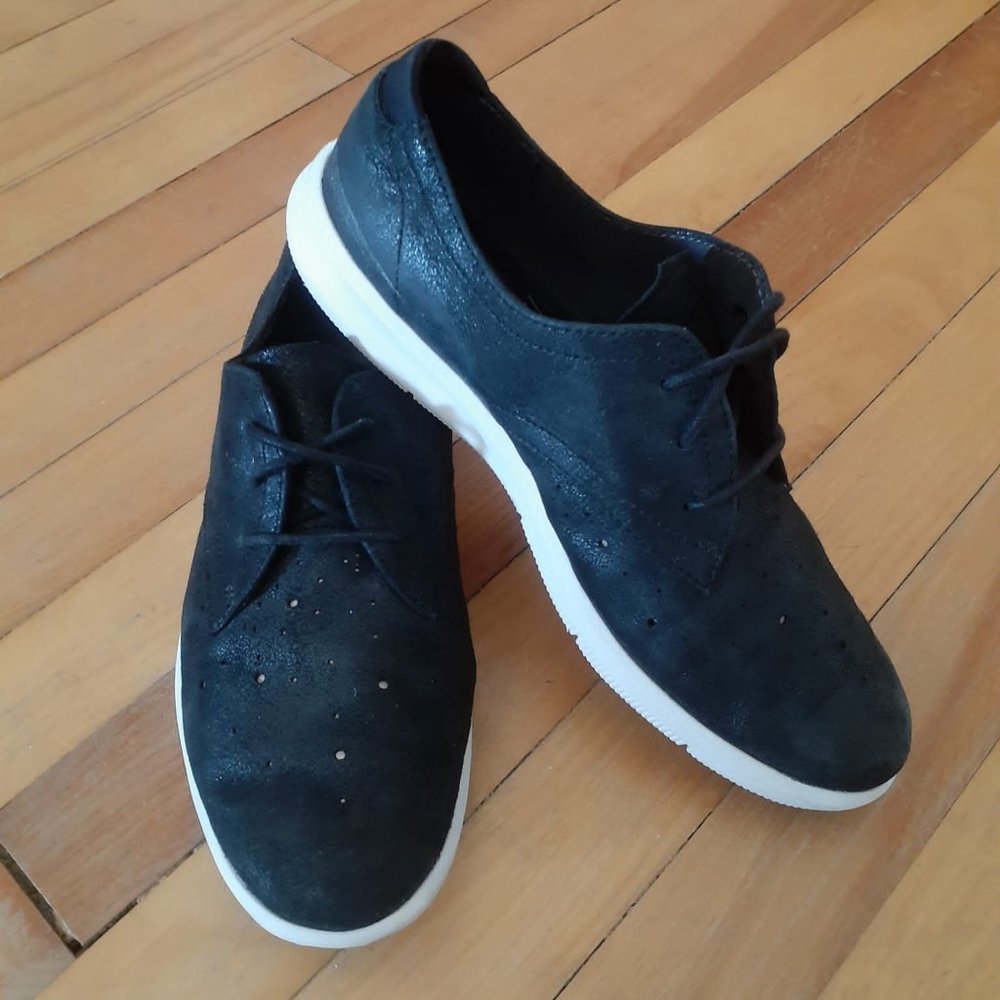 ROCKPORT Ayva Black Oxford Sneakers Size 6.5